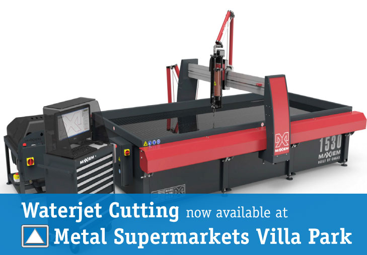 Metal Supermarkets Chicago (Villa Park) Waterjet Cutting