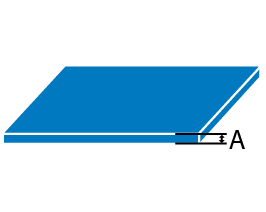 Aluminum sheet cross section